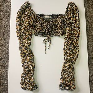 Long Sleeve Crop Top